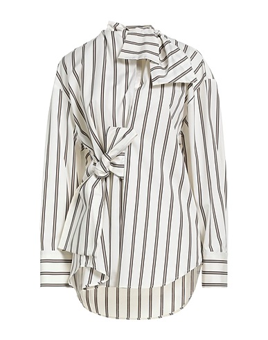 MSGM Top Avorio 100% Cotone