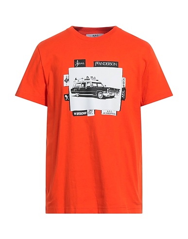 A.P.C. x JW ANDERSON T-shirt Orange 100% Cotton