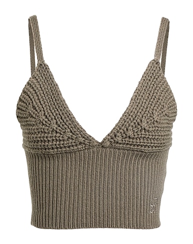 BLUMARINE Top Military green 100% Wool