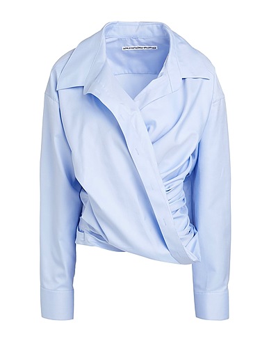 ALEXANDER WANG Top Azzurro 100% Cotone