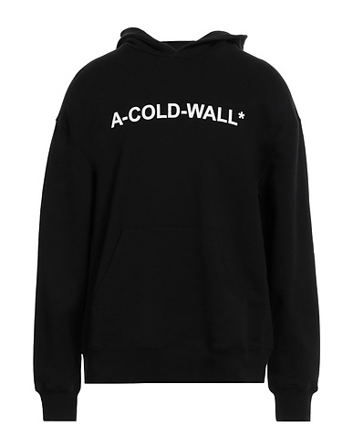 A-COLD-WALL* Felpa Nero 100% Cotone, Elastan