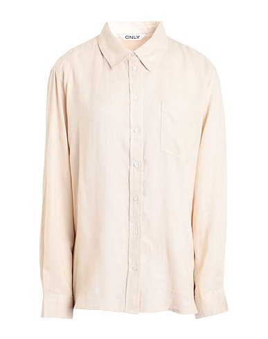 ONLY Solid colour shirts & blouses 55% Livaeco by Birla Cellulose™, 45% Linen