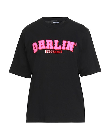 DSQUARED2 T-shirt Nero 100% Cotone