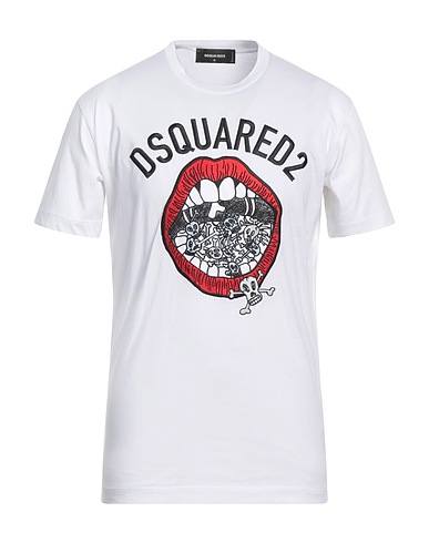 DSQUARED2 T-shirt BIANCO 100% Cotone