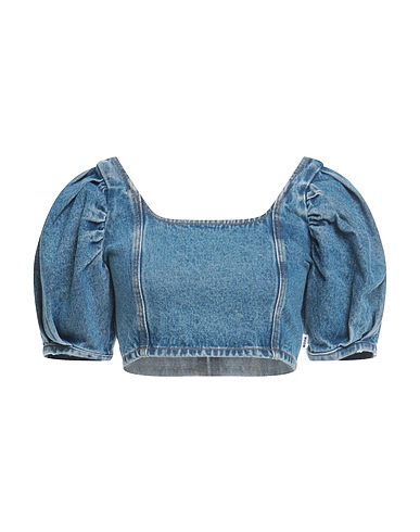 MSGM Top Blue 100% Cotton