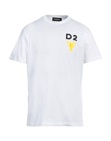 DSQUARED2 T-shirt Bianco 100% Cotone