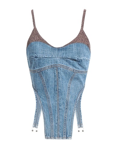 ANDERSSON BELL Bustier Brown 100% Cotton, Wool, Cashmere