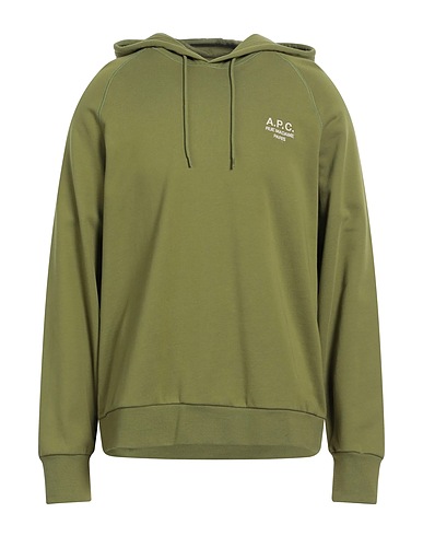 A.P.C. Hooded track jacket  Military green 100% Cotton