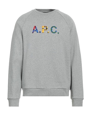 A.P.C. Felpa Grigio 100% Cotone