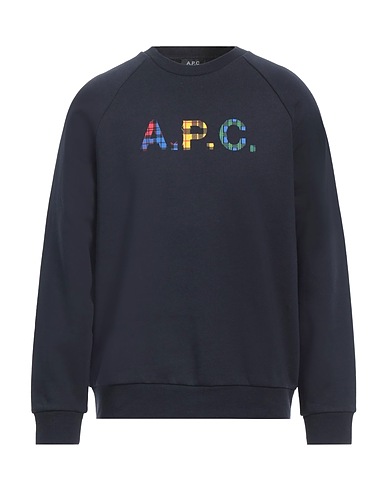 A.P.C. Sweatshirt Navy blue 100% Cotton