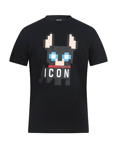 DSQUARED2 T-shirt Nero 100% Cotone