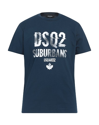 DSQUARED2 Ｔシャツ ネイビー コットン 100%