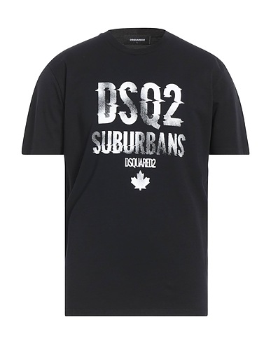DSQUARED2 Ｔシャツ ブラック コットン 100%