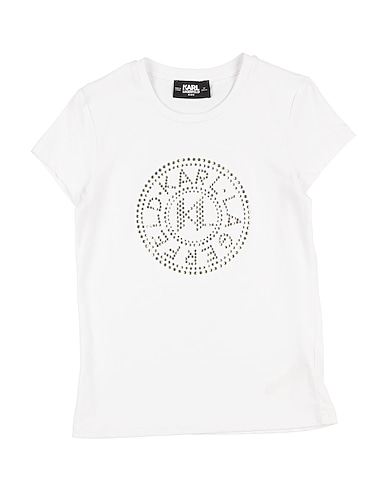 KARL LAGERFELD T-shirt White 72% Cotton, 22% Modal, 6% Elastane
