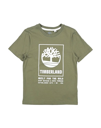 TIMBERLAND T-Shirt Militärgrün 100% Baumwolle, Elastan