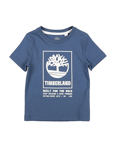 TIMBERLAND T-Shirt Taubenblau 100% Baumwolle, Elastan