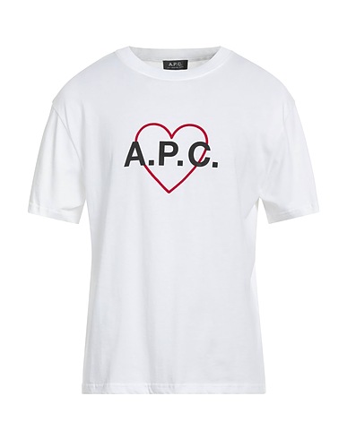 A.P.C. T-shirt White 100% Cotton