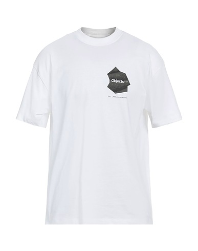 OBJECTS IV LIFE T-shirt White 50% Cotton, 50% Recycled cotton
