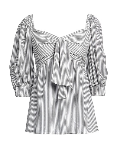 X'S MILANO Top Gris 99% Lyocell, 1% Fibre métallique