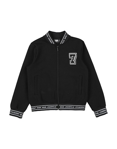 KARL LAGERFELD Sweatshirt Black 50% Polyester, 45% Cotton, 5% Elastane