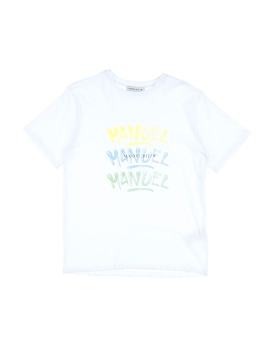 MANUEL RITZ T-shirt Λευκό 100% Βαμβάκι