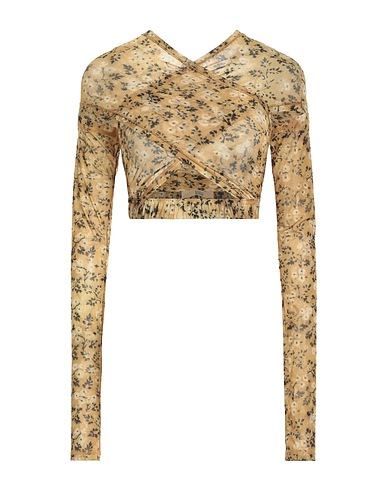 KNWLS Top Mustard 84% Polyester, 16% Elastane