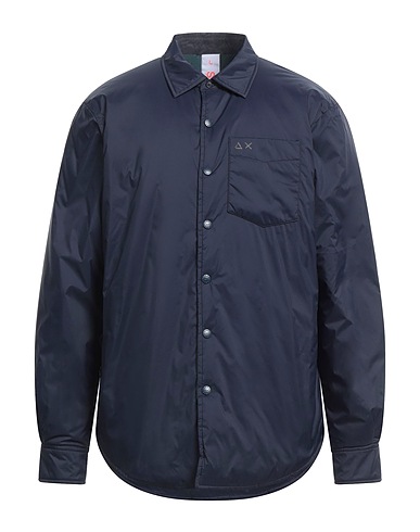 SUN 68 Jacket Navy blue 100% Polyamide