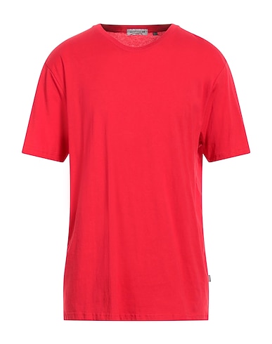DANIELE ALESSANDRINI Basic T-Shirt Rot 100% Baumwolle