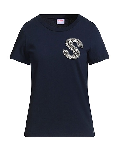 SUN 68 T-shirt Bleu marine 100% Coton