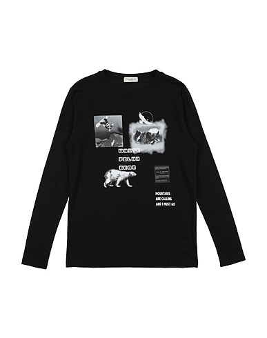 PAOLO PECORA T-shirt Black 100% Cotton