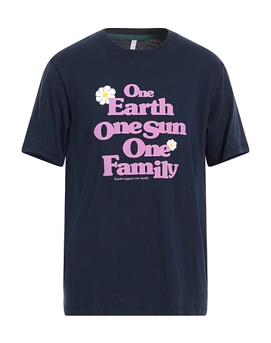 SUN 68 T-Shirt Nachtblau 100% Baumwolle
