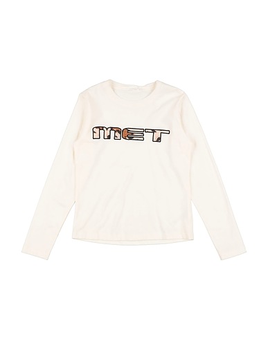 MET JEANS T-shirt White 94% Cotton, 6% Elastane