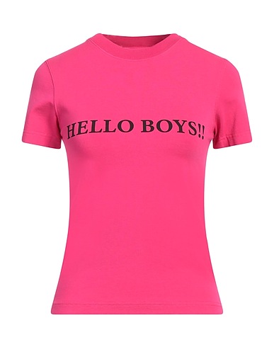 VETEMENTS T-shirt Fucsia 90% Cotone, 10% Elastan
