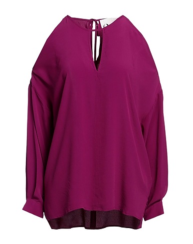 8PM Off-the-shoulder top 69% Acetate, 31% Silk