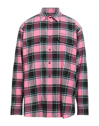 GIVENCHY Checked shirt 50% Wool, 50% Cotton