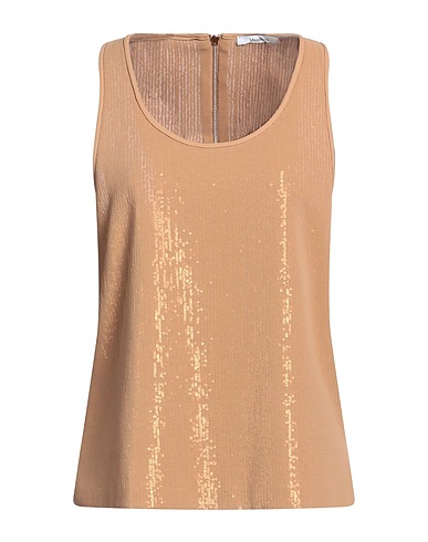 MAX MARA Top Beige 100% Polyester