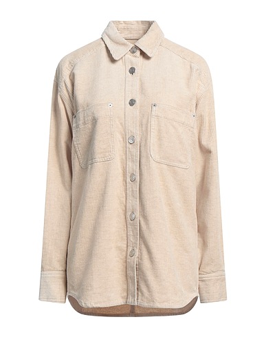 MARANT ÉTOILE Solid colour shirts & blouses Beige 74% Cotton, 26% Linen