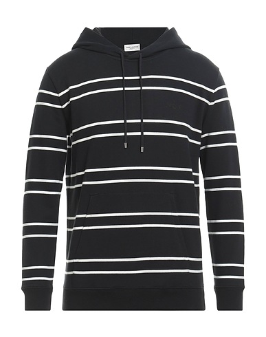 SAINT LAURENT Hooded sweatshirt Black 100% Cotton