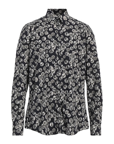 DOLCE&GABBANA Patterned shirt NERO 100% Cotton
