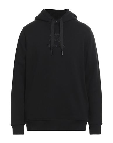 BURBERRY Hoodie Schwarz 98% Baumwolle, 2% Elastan