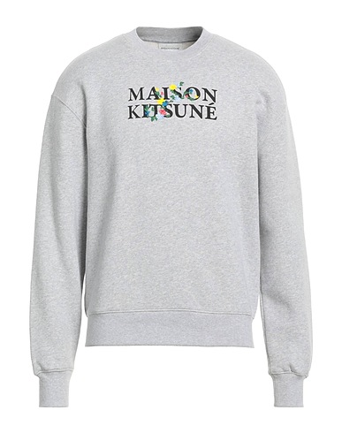 MAISON KITSUNÉ Sweatshirt Light grey 100% Cotton