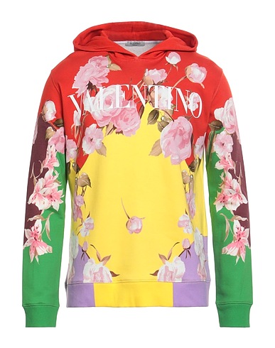 VALENTINO GARAVANI Hooded sweatshirt Red 92% Cotton, 8% Polyamide