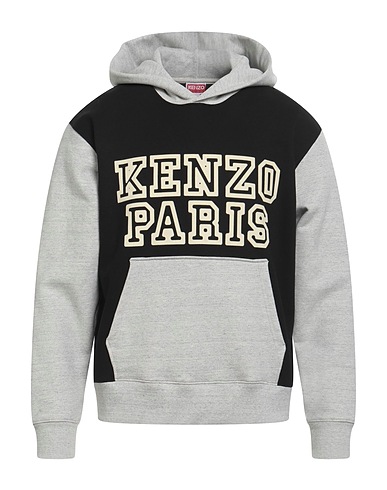 KENZO Hooded sweatshirt Black 99% Cotton, 1% Elastane