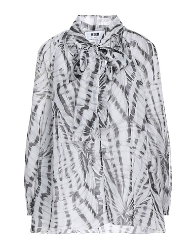 MSGM Top Grey 100% Polyester