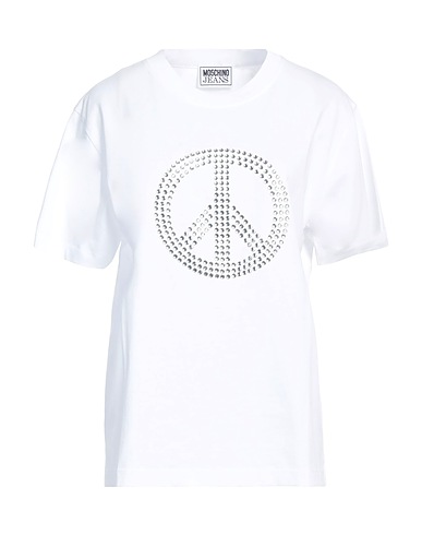 MOSCHINO JEANS T-Shirt Weiß 100% Baumwolle