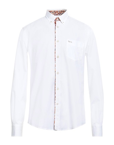 HARMONT & BLAINE Solid colour shirt White 100% Cotton