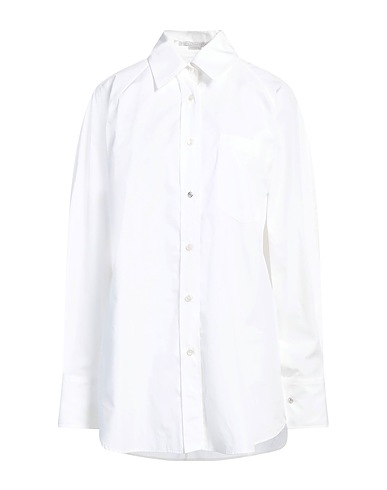 STELLA McCARTNEY Solid color shirts & blouses White 100% Cotton