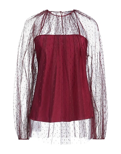 REDValentino Top Prugna 100% Poliestere