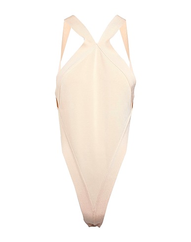 SAINT LAURENT TOPWEAR Beige 80% Viscosa, 18% Poliammide, 2% Elastan