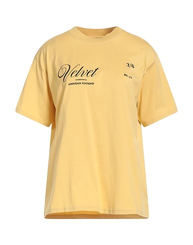 KWAIDAN EDITIONS T-shirt Yellow 100% Cotton, Elastane
